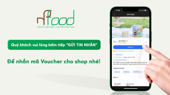 NP FOOD RA MẮT KÊNH THÔNG TIN ZALO OFFICIAL ACCOUNT TRÊN NỀN TẢNG ZALO