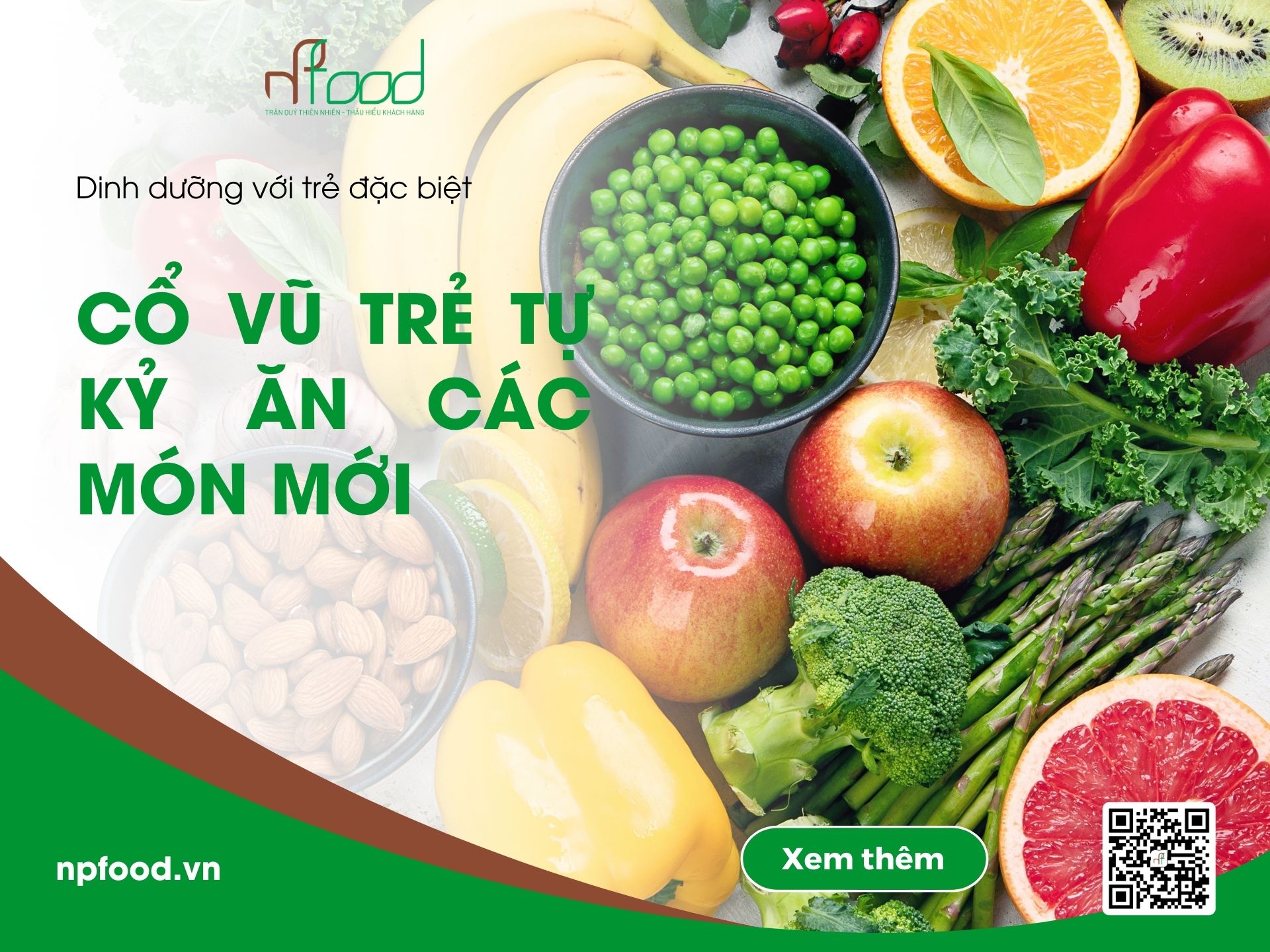 CỔ VŨ TRẺ TỰ KỶ ĂN CÁC MÓN MỚI