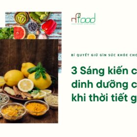 Dinh dưỡng cho trẻ vào thời điểm giao mùa